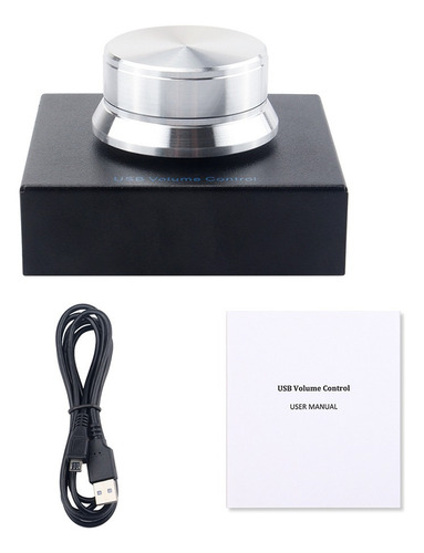 Controle De Volume Usb Ajustador De Áudio Controlador De Vol