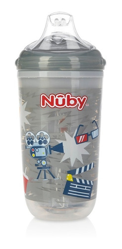 Vaso Entrenador Nuby Boquilla Suave Térmico Luminoso