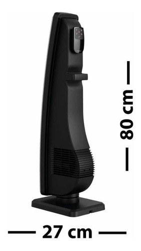 Calefactor Calentador De Torre Ceramica Lasko Nuevos Color Negro