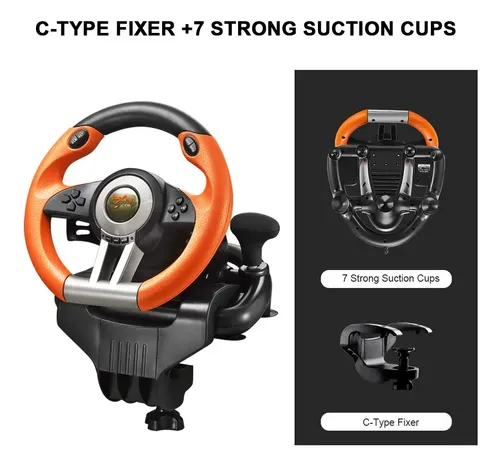 Racing Wheel Pxn V3ii 180° Universal Usb For Pc/ps3/ps4/xbox