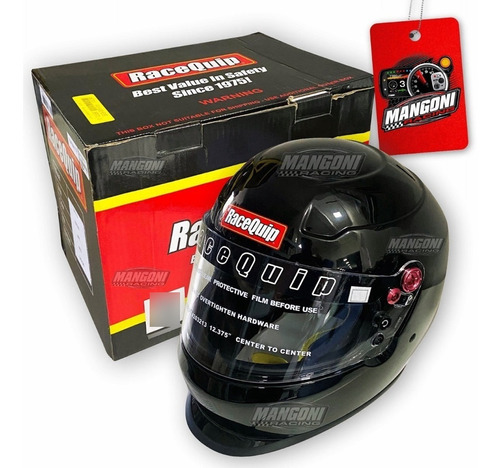 Capacete Racequip Homologado Sfi / Tamanho M - Preto