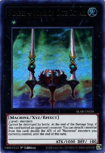 Número 4 Puerta Númeron Catvari Ultra Raro Yugioh