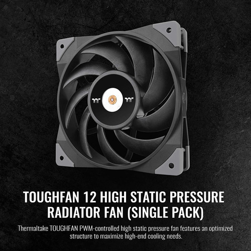 Toughfan 12 Alta Ón Estática 2000 Pwm, Cubo De Motor ...