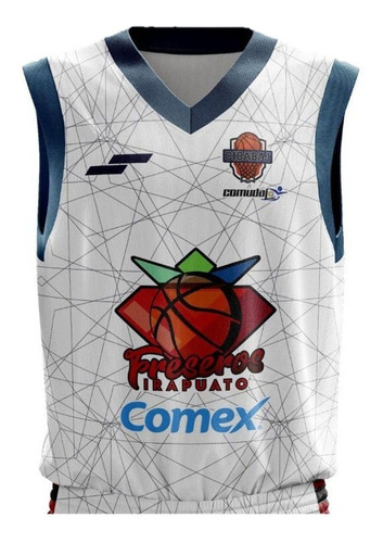 Jersey Freseros De Irapuato Visita 2022 Basquetbol Silver