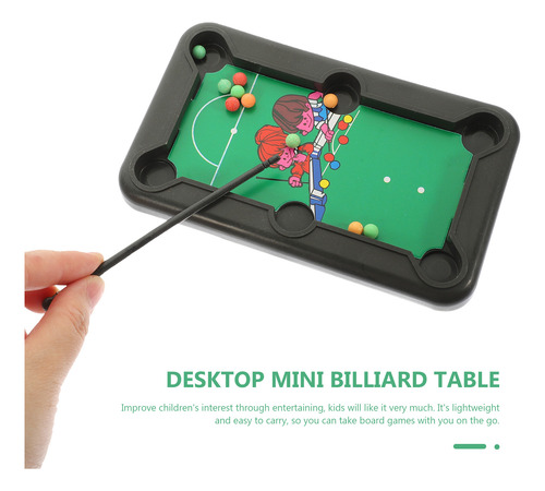 Juego De Minimesa De Billar De 4 Juegos Para Niños Y Adultos