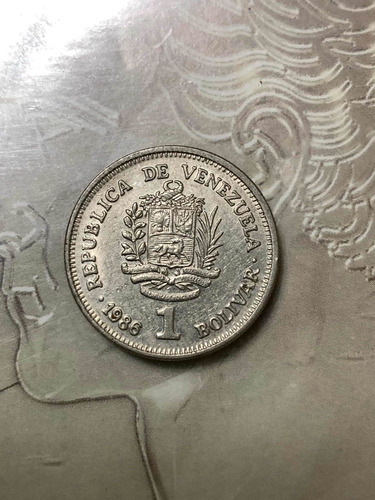 Moneda Un 1 Bolívares Venezolano Años 1967 1977 1986 1989 Or (Usado)