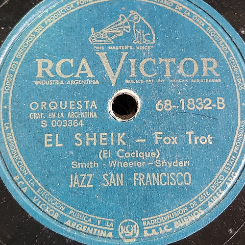 Pasta Jazz San Francisco Oscar Anderle 1832 Rca Victor C552