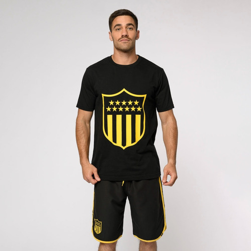 Remera Cap Escudo Peñarol Hombre Timeout