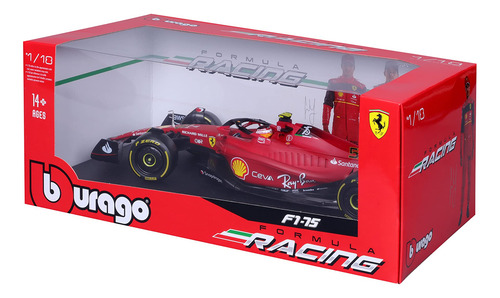 Carros Diecast Bburago Sfr Ferrari 2022 Temporada 1:18 Em Es