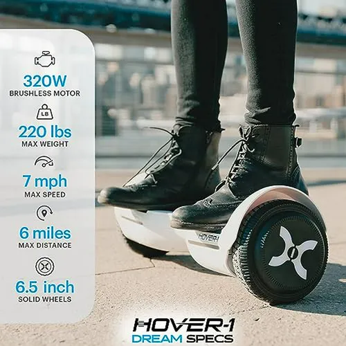 Hoverboard Eléctrico Hover-1 Dream | Velocidad Máxima De 7mp