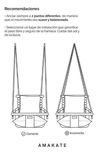 Hamaca Para Bebé Dana - 6 Meses A 3 Años - Tela Y Madera Beige Y Negro