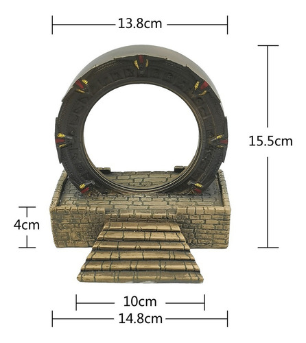 .. Resina Coleccionable Stargate Glow Time Tunnel 2024