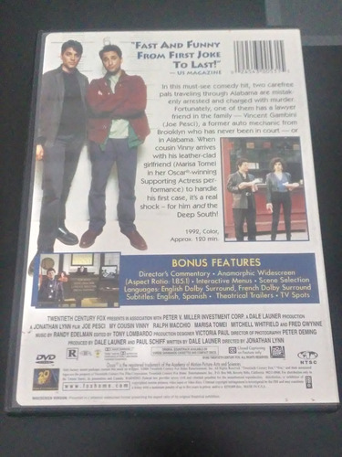 My Cousin Vinny / Mi Primo Vinny Dvd Original