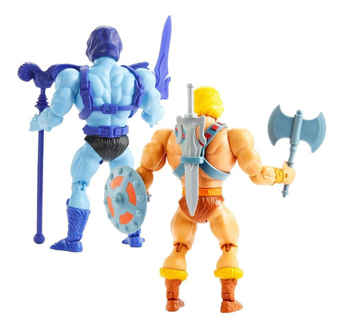 Imagem 4 de 10 de Bonecos He Man E Esqueleto - Master Of The Universe - Mattel
