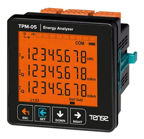 Analizador De Red Ac Digital Tpm 05 Tense 71.5×61.5 Led