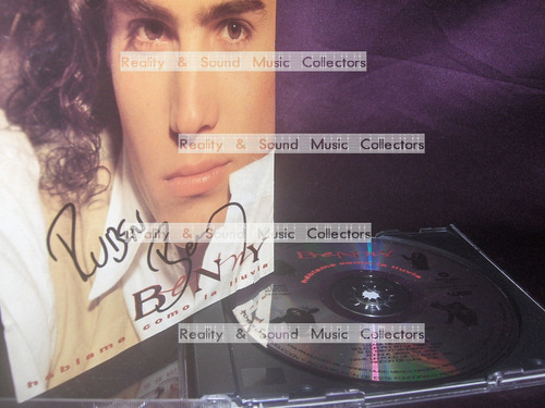Benny Ibarra Hablame Como La Lluvia Cd Wea 1992 Firmado (Usado)