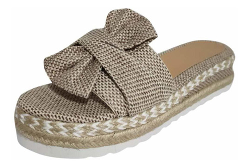 Sisit Bowknot Platfrm Flip Flops Dama Slip On Summer Toe