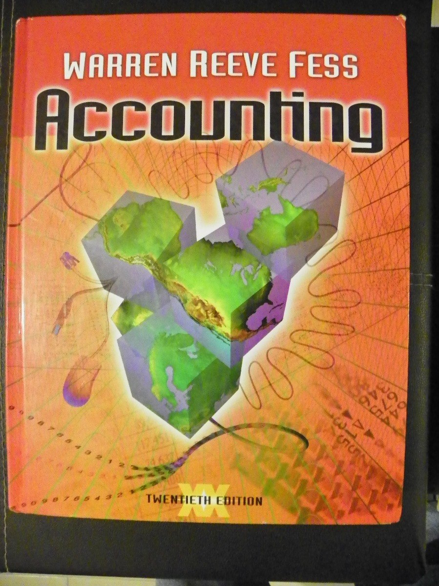 Libro Accounting, Warren Reeves Fess, 20 Ed Mercado Libre