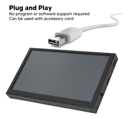 Monitor De Computadora Portátil De 7 Pulgadas Ips Touch Seco