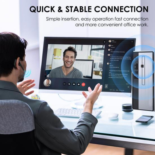 Ekvanbel Auricular Bluetooth V53, Auricular Inalámbrico Con