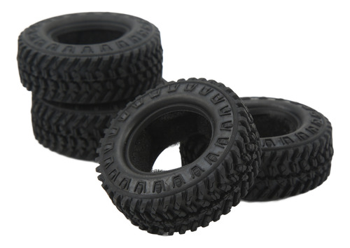 Neumáticos Rc Crawler Mud De Goma De 1.25 Pulgadas, 4 Unidad