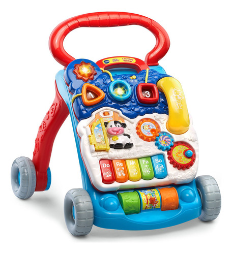 Learning Walker Vtech Para Sentarse A Estar De Pie, Azul, Co