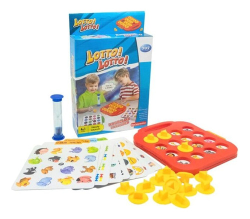 Lotería Para Niños Juego De Mesa Lotto Lotto Con Tablero