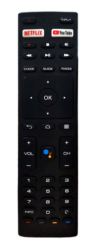 Controle Compatível Jvc Smart Tv Led 4k Netflix Rcm5 Cqb5432