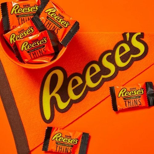 Reeses Thins Dark Chocolates Americanos Peanut Butter 341gr