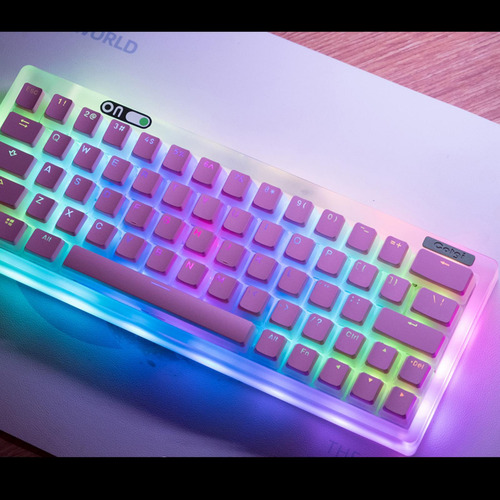 Pbt Pudding Keycaps Retroiluminado 121 Teclas Perfil