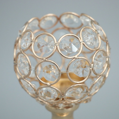 Candelabros De Soporte De Vela De Té De 3 Mosaicos Dorados