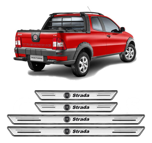 Soleira Premium Fiat Strada 2020 2019 2018 2017 2016 2015