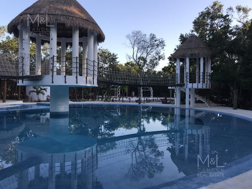 Terreno En Venta De 162 M2 En Aldea Ka´an En Puerto Morelos, Quintana Roo