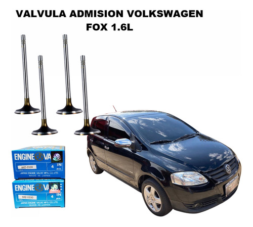 Valvula Admision Volkswagen Fox 1.6l