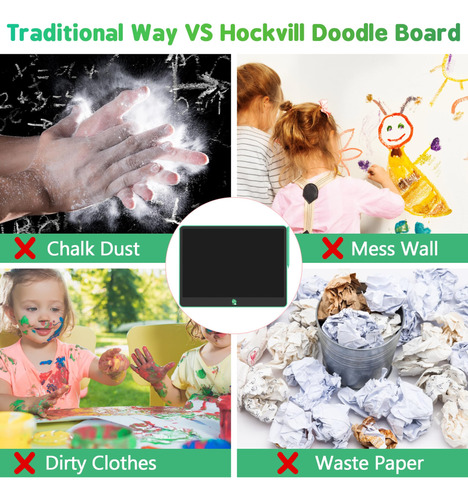 Tableta De Escritura Lcd Hockvill De 16 Pulgadas Para Niños
