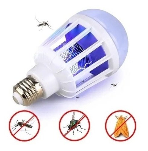 Lâmpada Led Mata Mosquito Insetos Pernilongo Mosca 15w Bivol