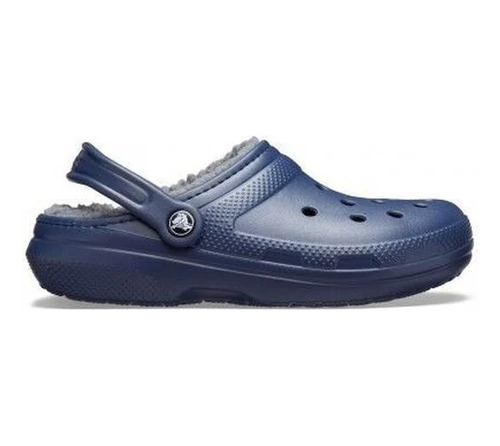 Zuecos Unisex Crocs Classic Lined Clog Navy/charcoal