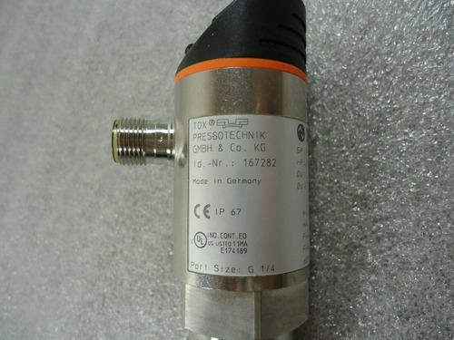 Tox Pressotechnik 167282 Electronic Pressure Sensor G 1/4