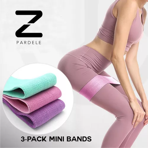 Set 3 Ligas Bandas Resistencia Para Hacer Ejercicio Gym Fit