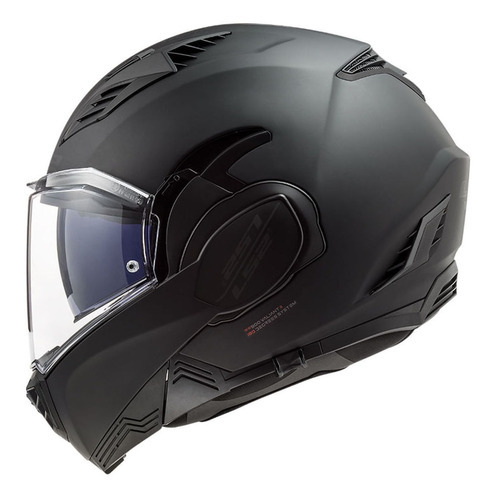 Capacete Escamoteavel Ls2 Valiant 2 Ff900 Modular 180 Graus Cor Preto