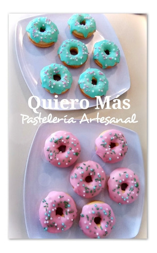 Imagen 4 de 7 de Donas Decoradas Glaseadas O Con Chocolate X Docena