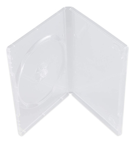 Estuche Maxtek Para Dvd, Transparente/14 Mm/25 Pack