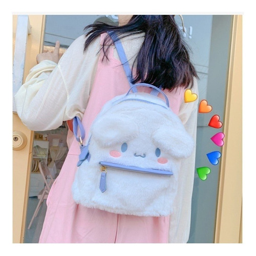 Bolso De Escuela Felpa Dibujos Animados Lindo Casual Niñas