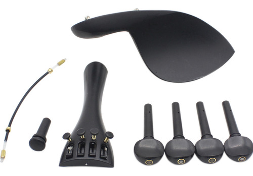 Kit De Afinador Fino Chin Rest Tuning Cordal Chin Violín 4/4