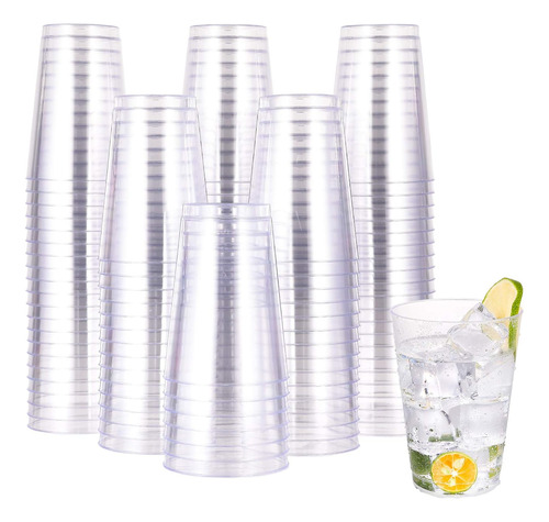 Vasos De Plástico Transparente Jolly Chef De 12 Oz, Paquete