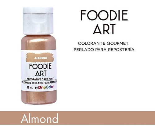 Colorante Comestible Crema Almond Foodie Art Repostería 
