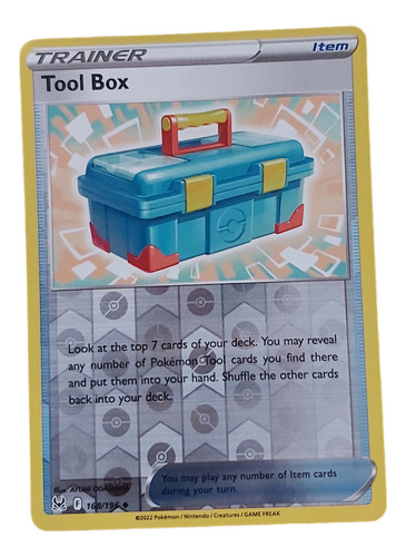 Carta Pokemon Tool Box Reverse Trainer 168/196