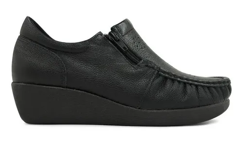 Mocassim feminino anabela 2025