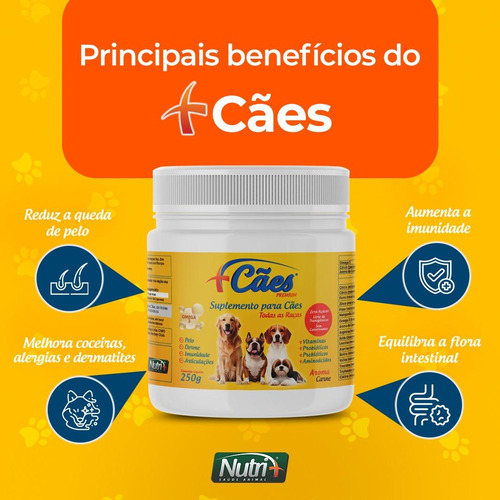 Vitaminas Caes Yorkshine Buldogue Frances Chihuahua 250g