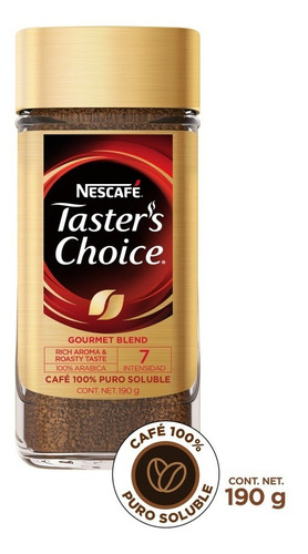 Nescafé Taster´s Choice café soluble gourmet blend 190gr